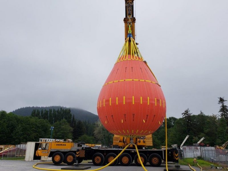100 Tonne Crane Test Water Bag