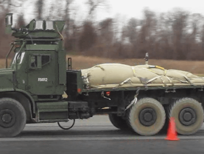 CRT-1500TM on military truck