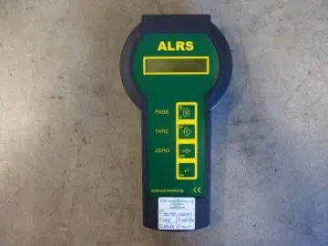 ALRS load monitoring device on concrete surface.
