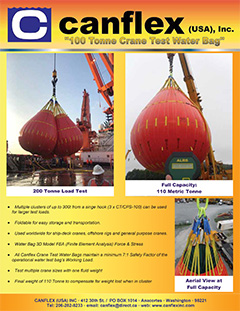 100T Crane Test Water Bag