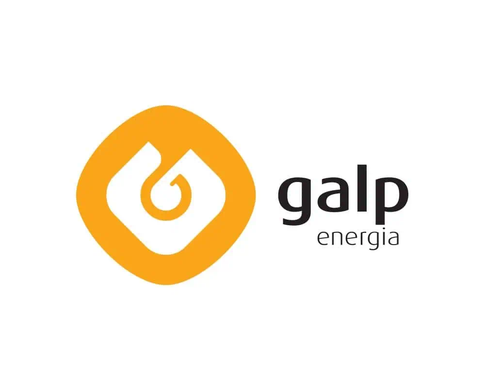 Galp Energia company logo in orange and white