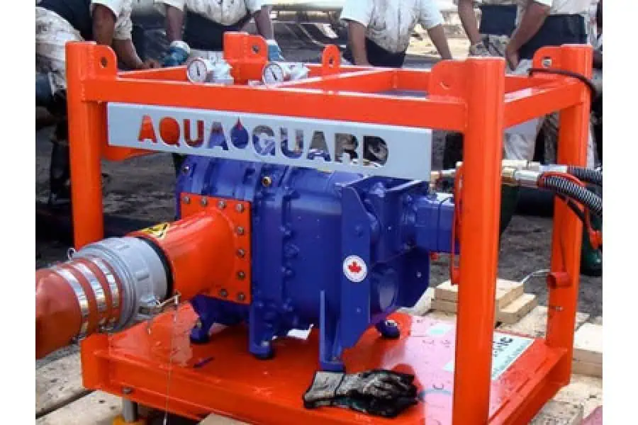 AquaGuard industrial pump used for water control