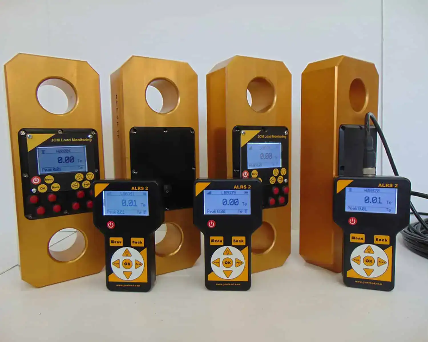 Digital load monitoring equipment with display screens